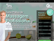 Tablet Screenshot of curso-massagem-profissional.com